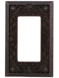 Filigree Single-GFI Switch Plate